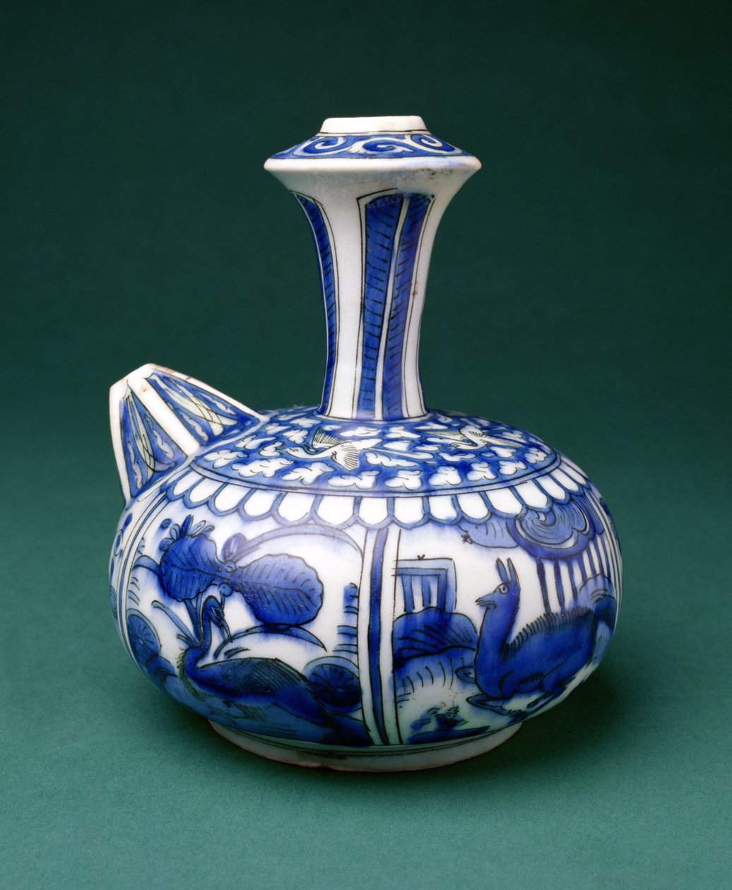 Safawidische Blau-Weiß-Kendi, 1600-50 von Persian School