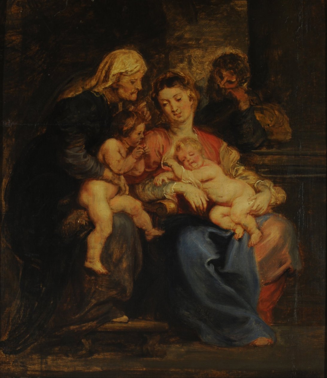 Die Heilige Familie mit Santa Isabel und San Juan von Peter Paul Rubens