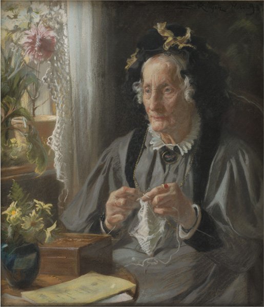 Porträt von Konferenzrätin S.A. Casse von Peder Severin Krøyer