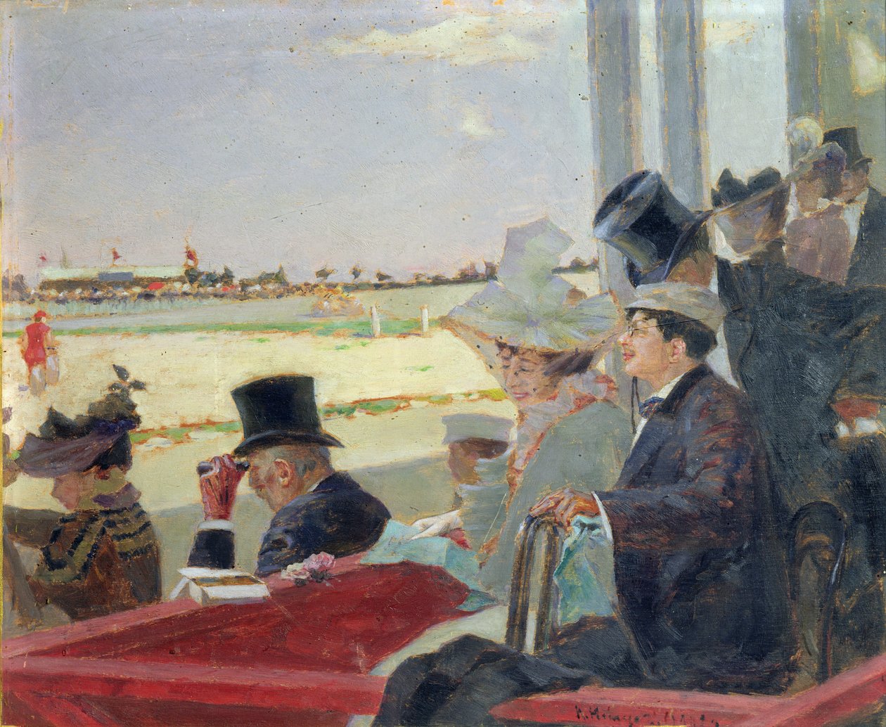 Pferderennen, 1902 von Peter Alexandrovich Nilus