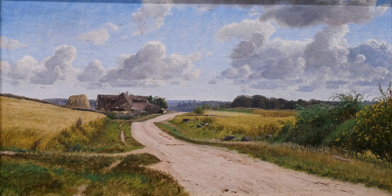 Landstraße auf Seeland von Peter Christian Skovgaard