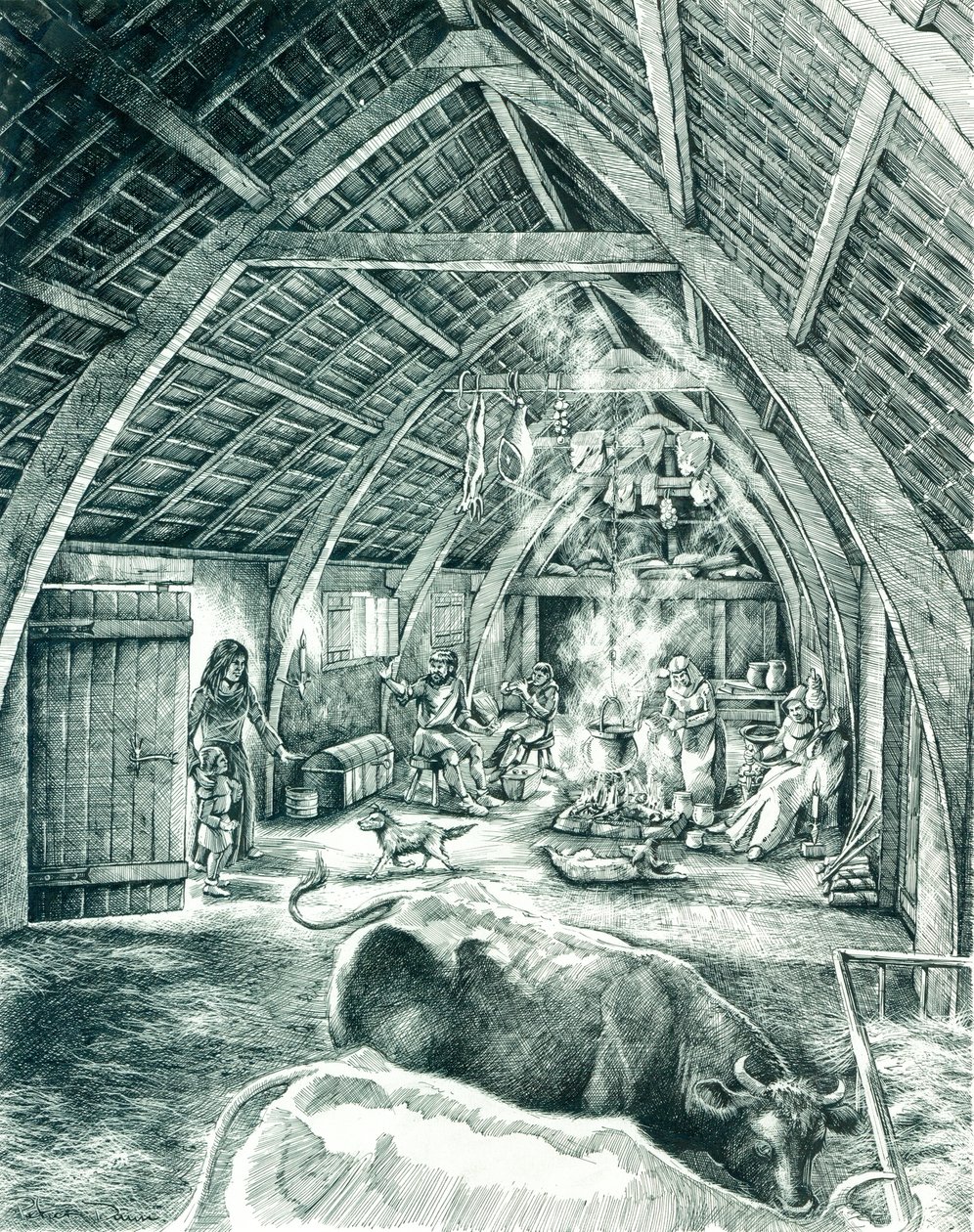 mittelalterliches-bauernhaus-von-peter-dunn-kunstdruck