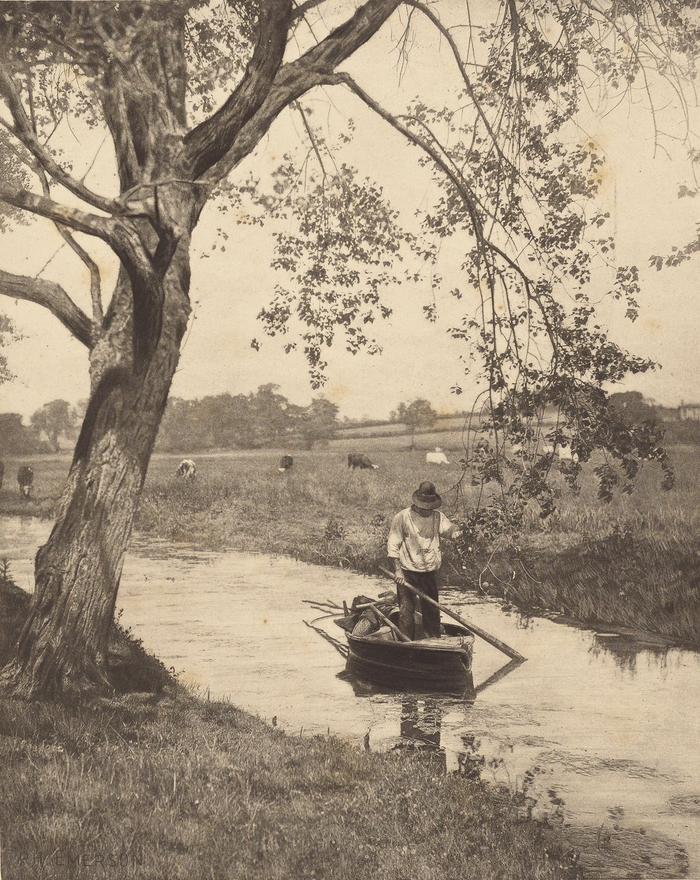 Ein Suffolk-Deich von Peter Henry Emerson