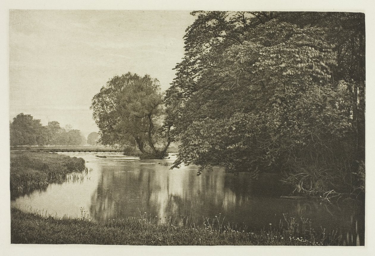 Kräheninsel-Bach, Fluss Wye von Peter Henry Emerson