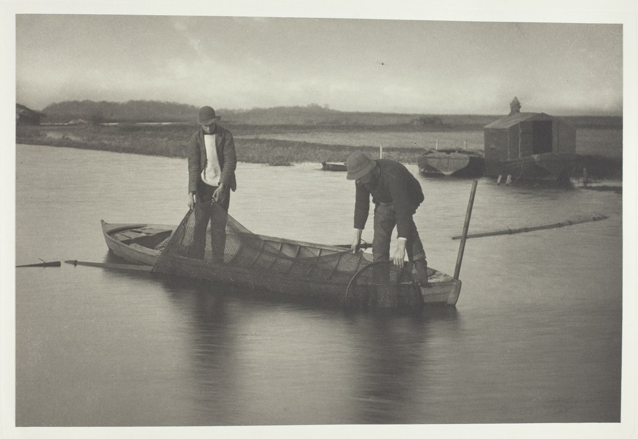 Das Aalnetz aufnehmen von Peter Henry Emerson