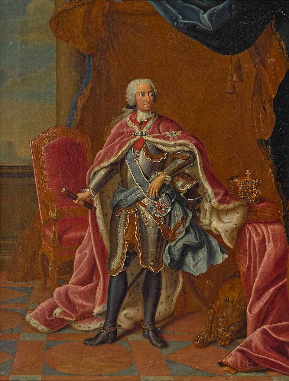 Porträt von Karl VII., Heiliges Römisches Reich, 1697-1745, 1743 von Peter Jacob Horemans