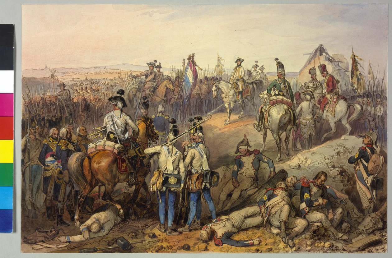 Erster Koalitionskrieg. 18.3.1793: Schlacht bei Neerwinden 1793 von Peter Johann Nepomuk Geiger