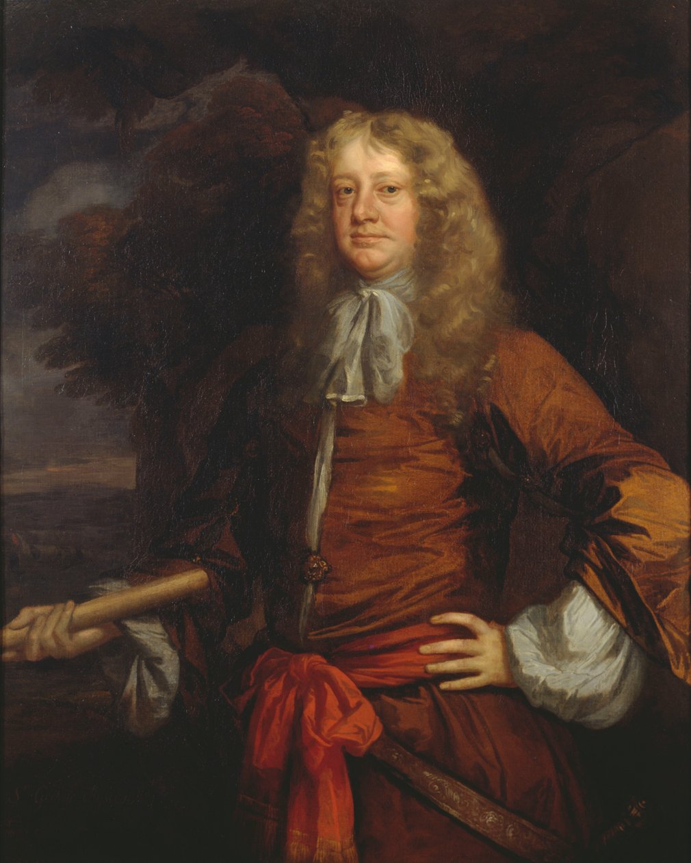 Flaggenmänner von Lowestoft: Admiral Sir George Ayscue (aktiv 1646-1671) von Peter Lely