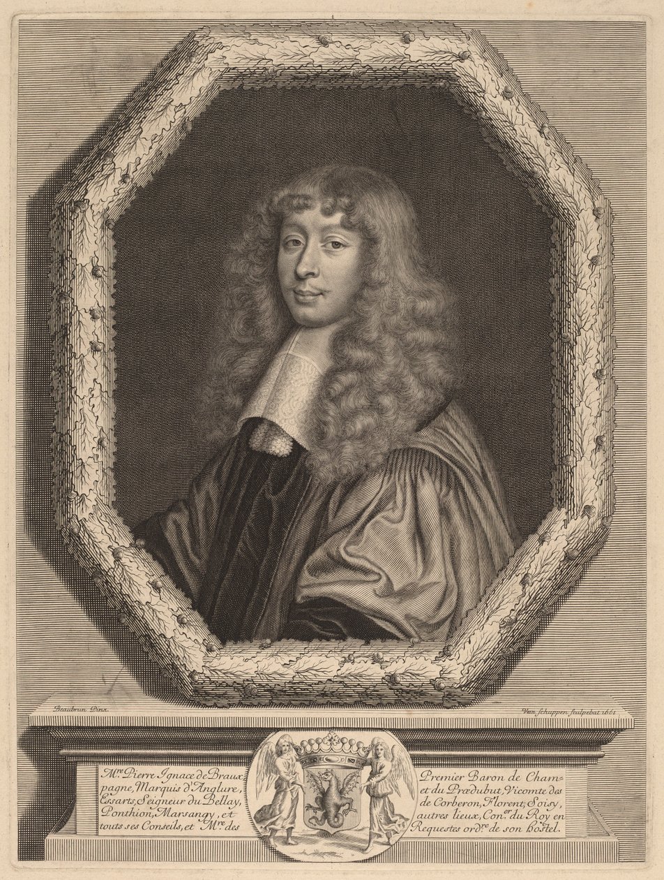 Pierre Ignace de Braux von Peter Ludwig van Schuppen after Henri Beaubrun