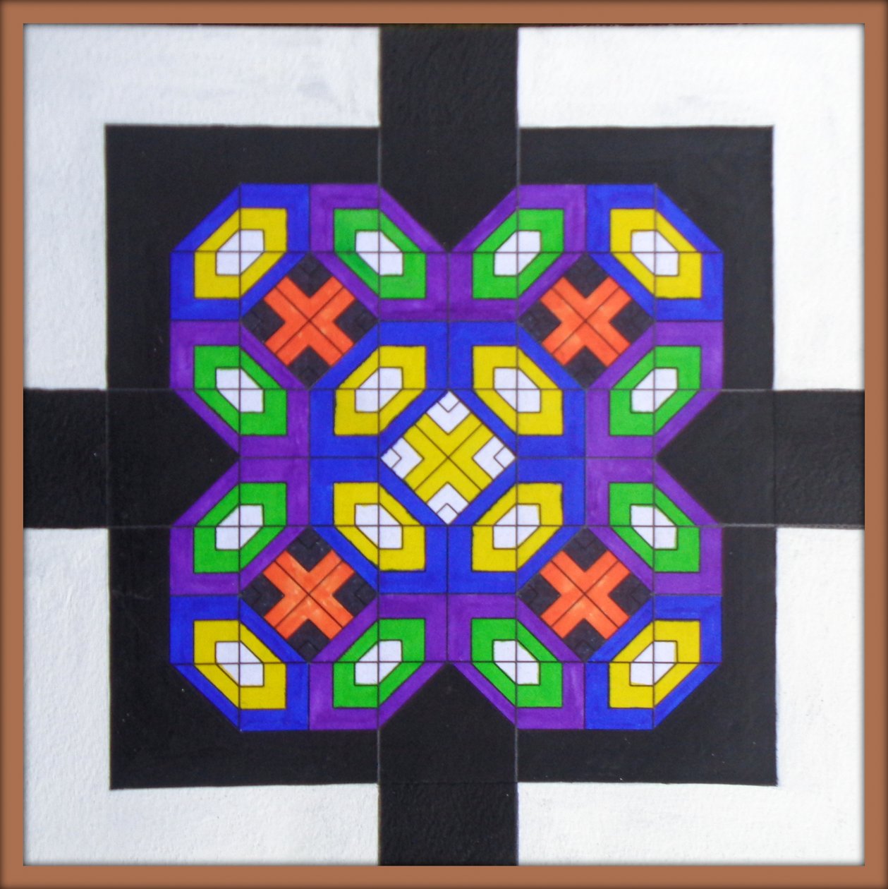 Gekreuztes Quadrat von Peter McClure