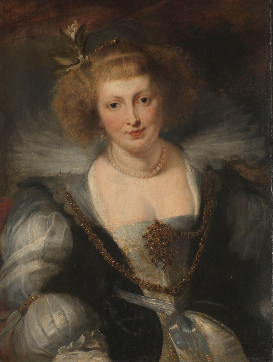 Porträt von Helena Fourment (1614-1673), die zweite Frau des Künstlers von Peter Paul Rubens (after)