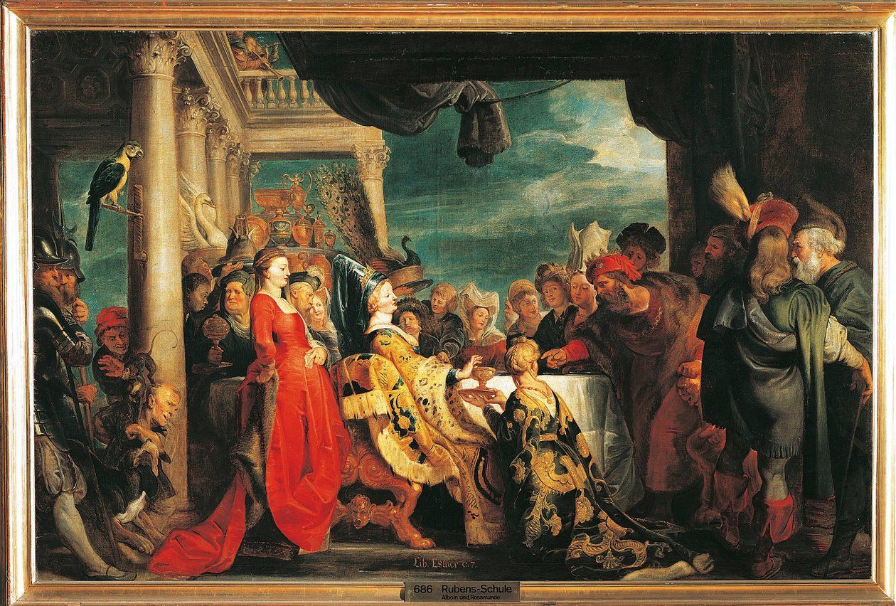 Alboin und Rosamunde von Peter Paul Rubens