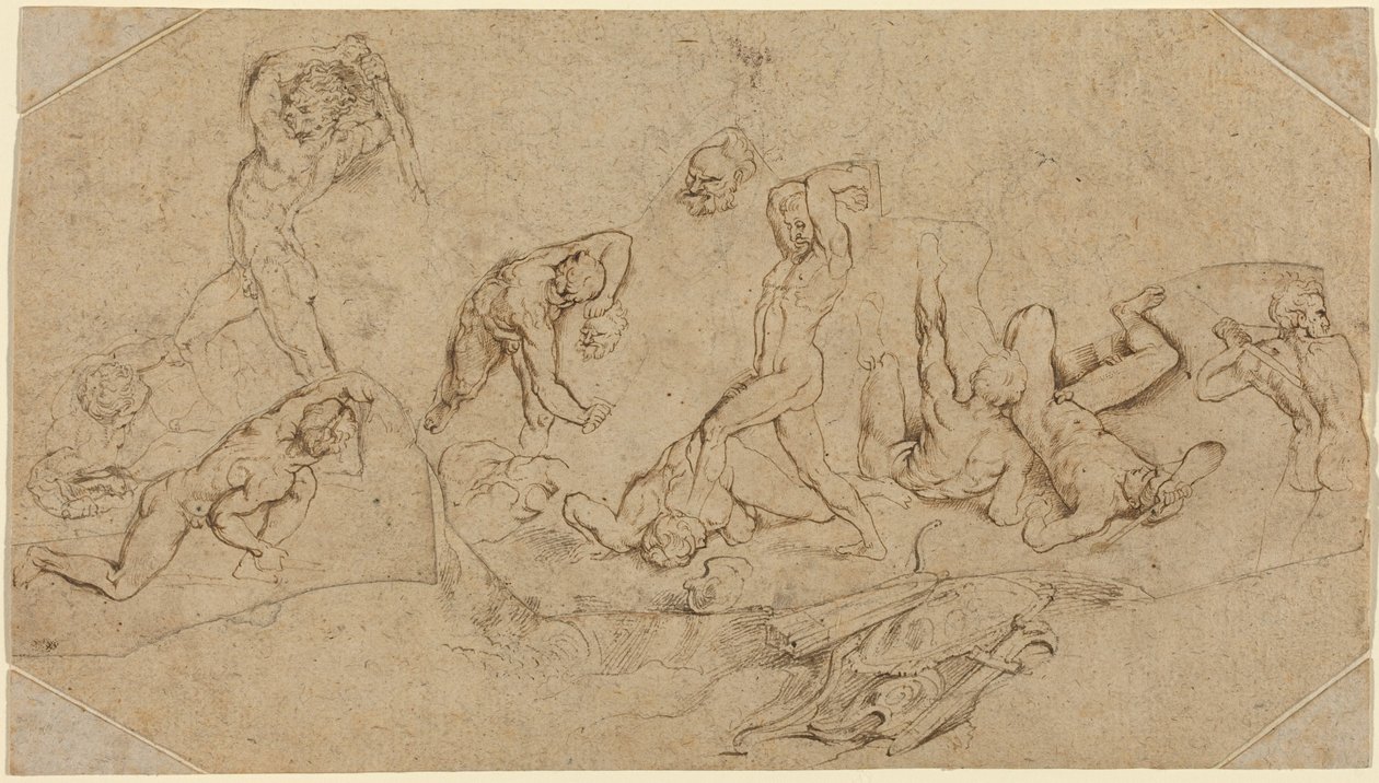 Schlacht der nackten Männer von Peter Paul Rubens
