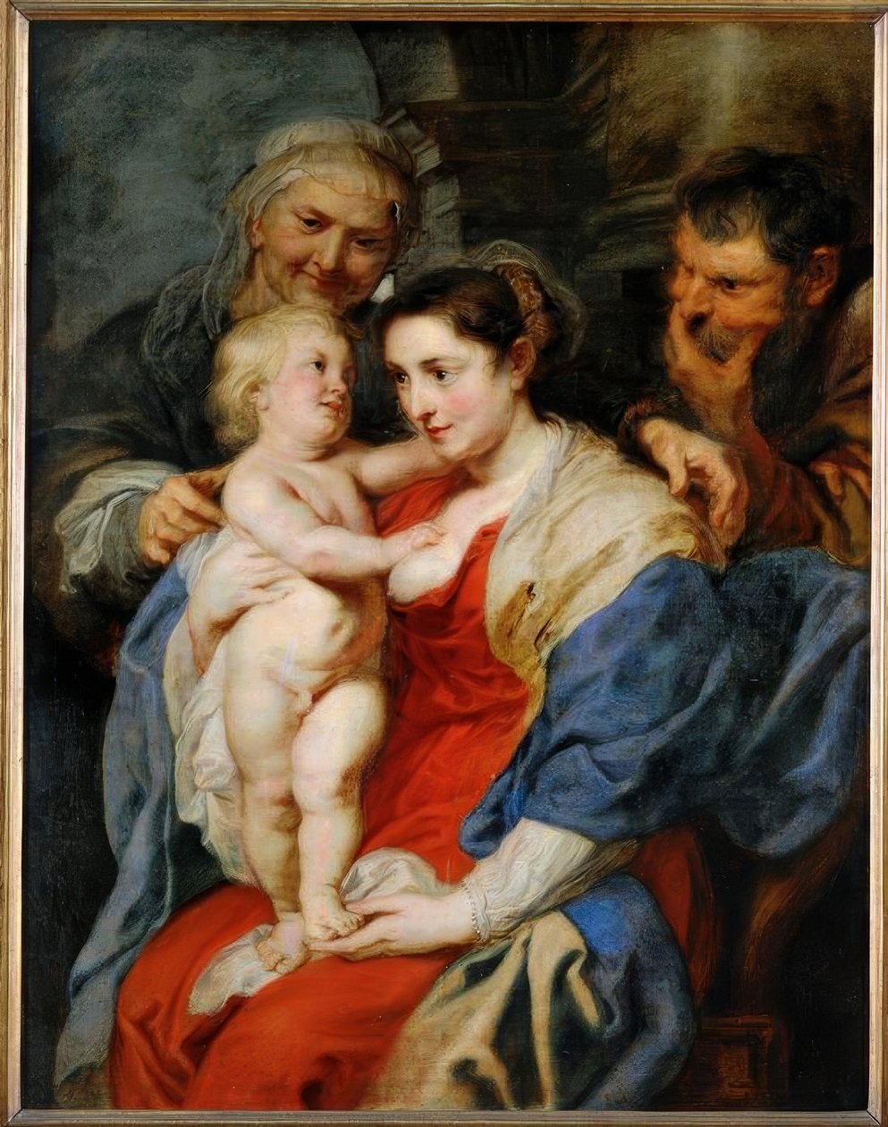 Die heilige Familie mit der heiligen Anna von Peter Paul Rubens