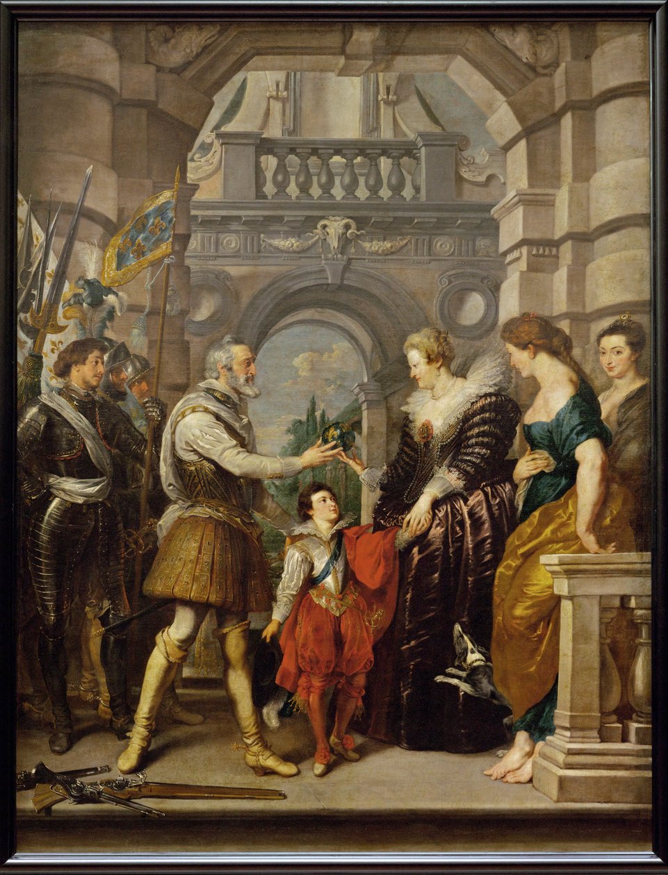 Heinrich IV. zieht in den Krieg nach Deutschland von Peter Paul Rubens