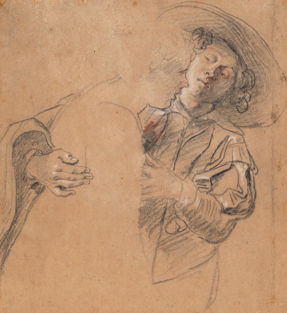 Junger Mann, eine junge Frau umarmend von Peter Paul Rubens