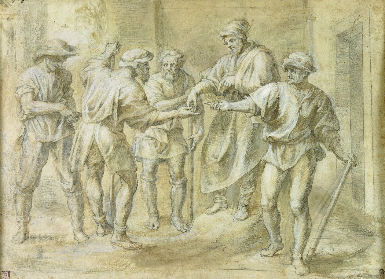 La Parabole du Vigneron, nach Andrea del Sarto von Peter Paul Rubens