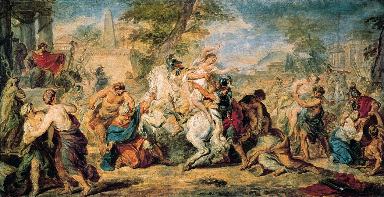 Der Raub der Sabinerinnen von Peter Paul Rubens