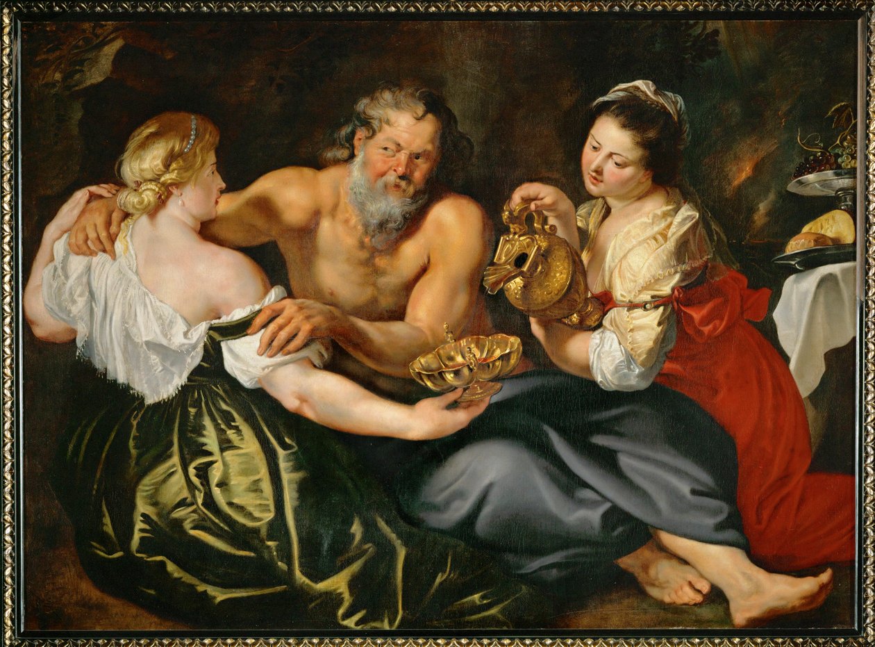 Lot und seine Töchter von Peter Paul Rubens