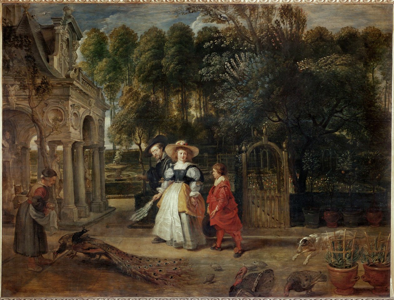 Peter Paul Rubens und seine zweite Frau Helene Fourment im Garten von Peter Paul Rubens