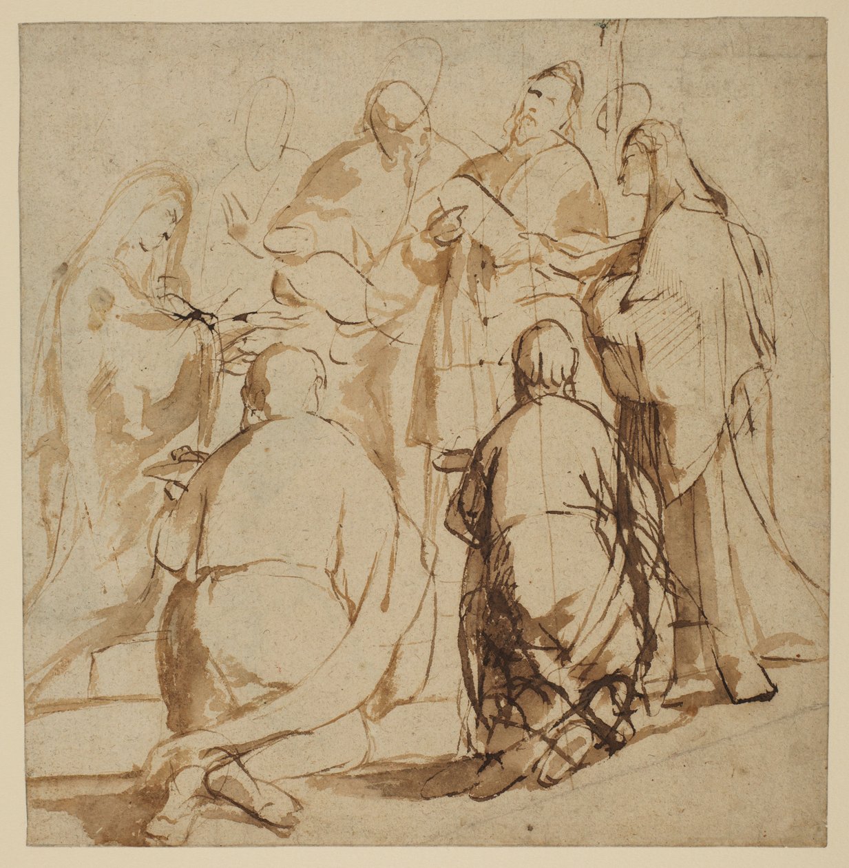 Studien für die Darstellung im Tempel von Peter Paul Rubens