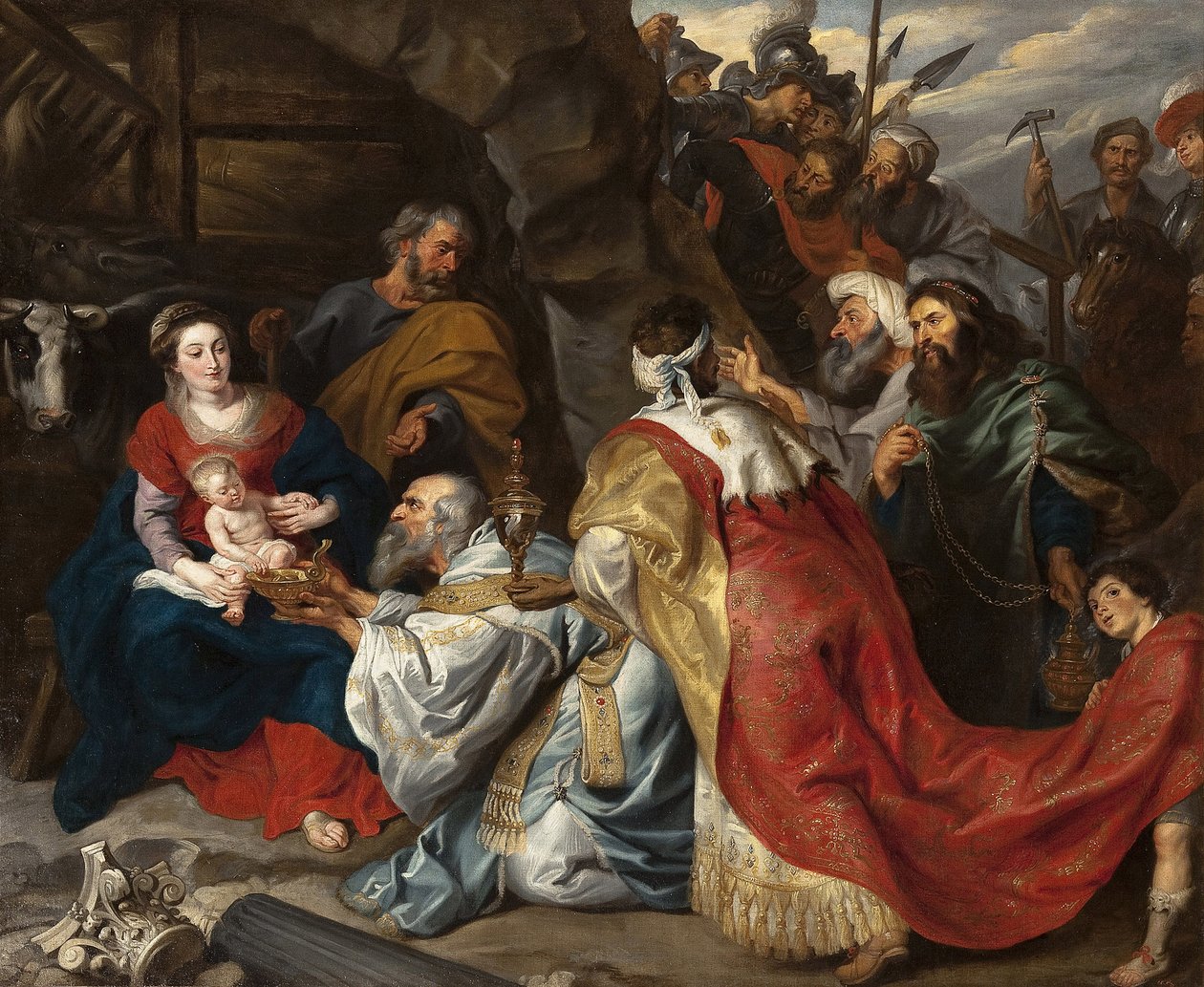 Die Anbetung der Könige von Peter Paul Rubens