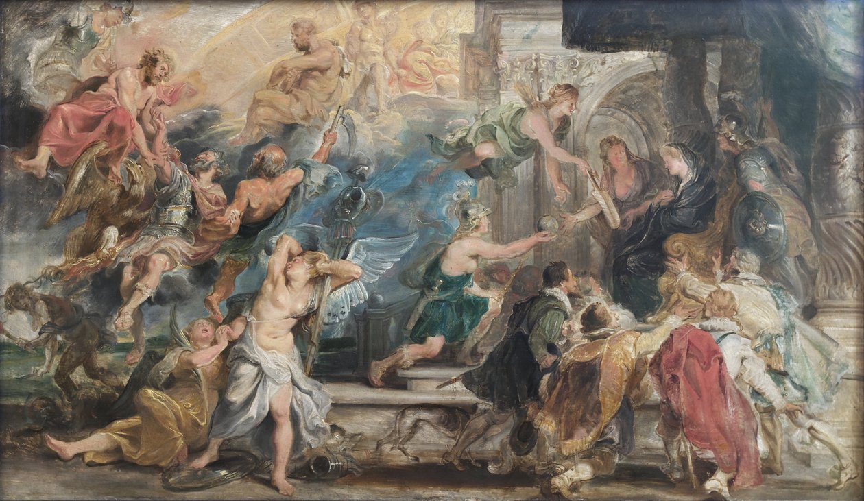 Die Apotheose von Heinrich IV. von Peter Paul Rubens