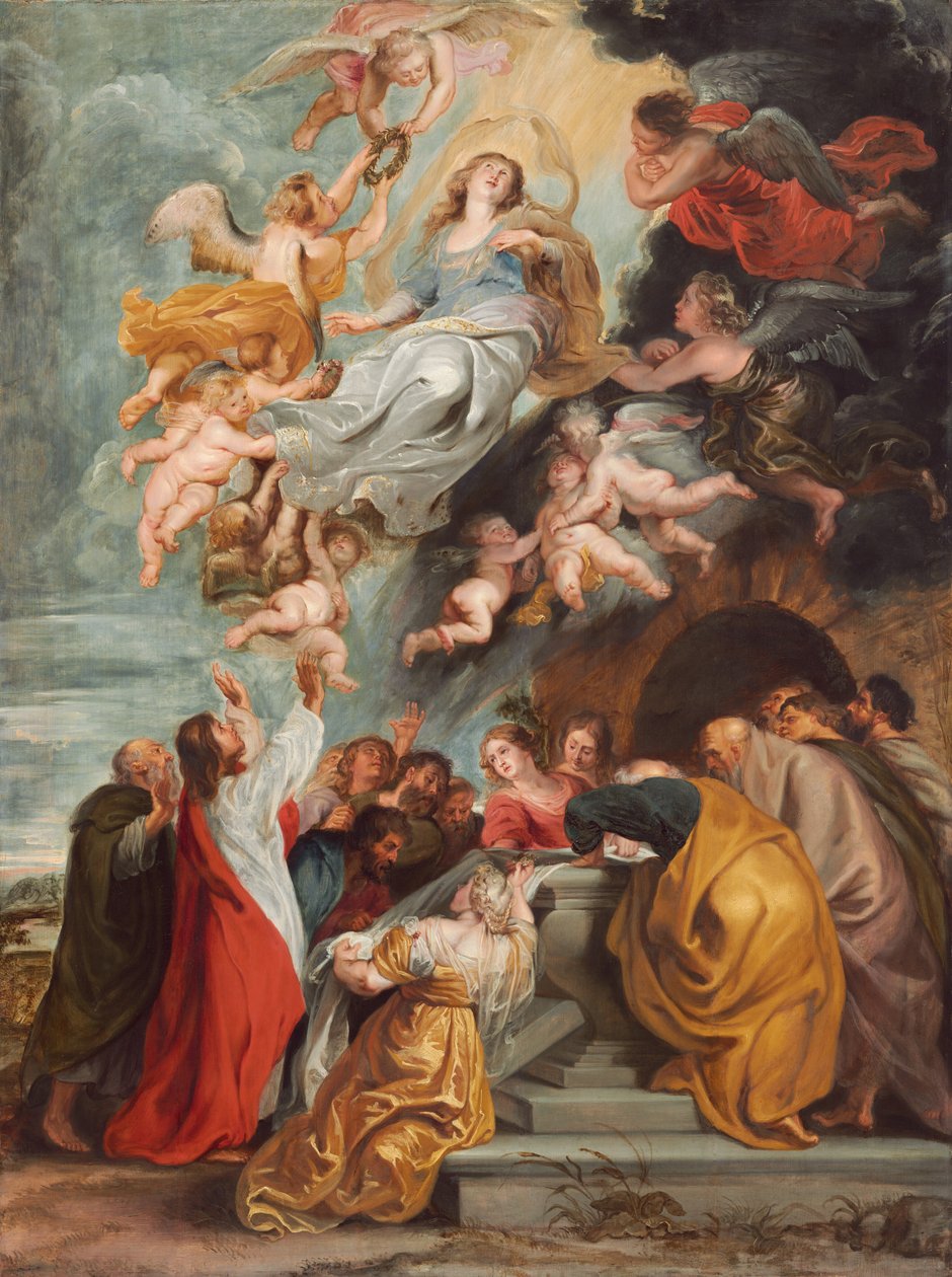 Die Himmelfahrt der Jungfrau, um Mitte der 1620er Jahre von Peter Paul Rubens