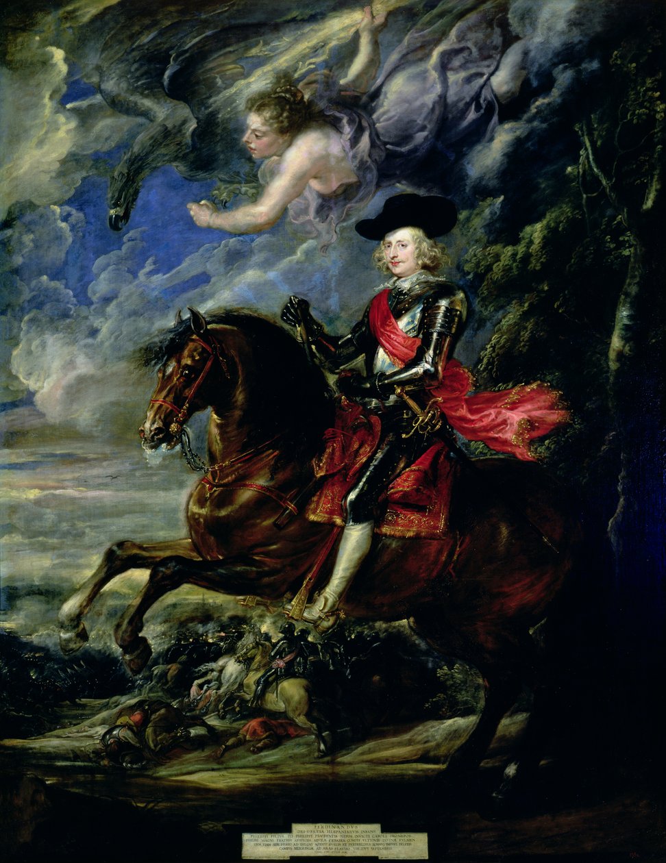 Der Kardinalinfant Ferdinand in der Schlacht von Nördlingen, ca. 1634 von Peter Paul Rubens