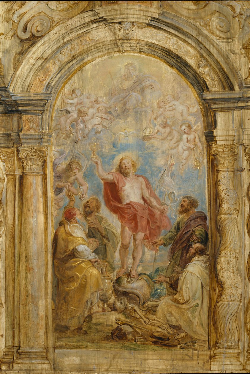 Die Verherrlichung der Eucharistie, ca. 1630-32 von Peter Paul Rubens