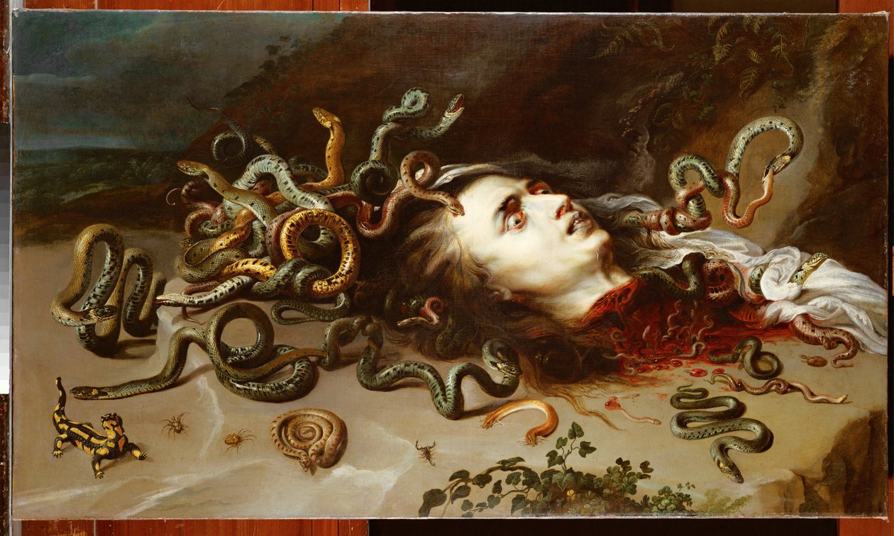 Der Kopf der Medusa, um 1618 von Peter Paul Rubens