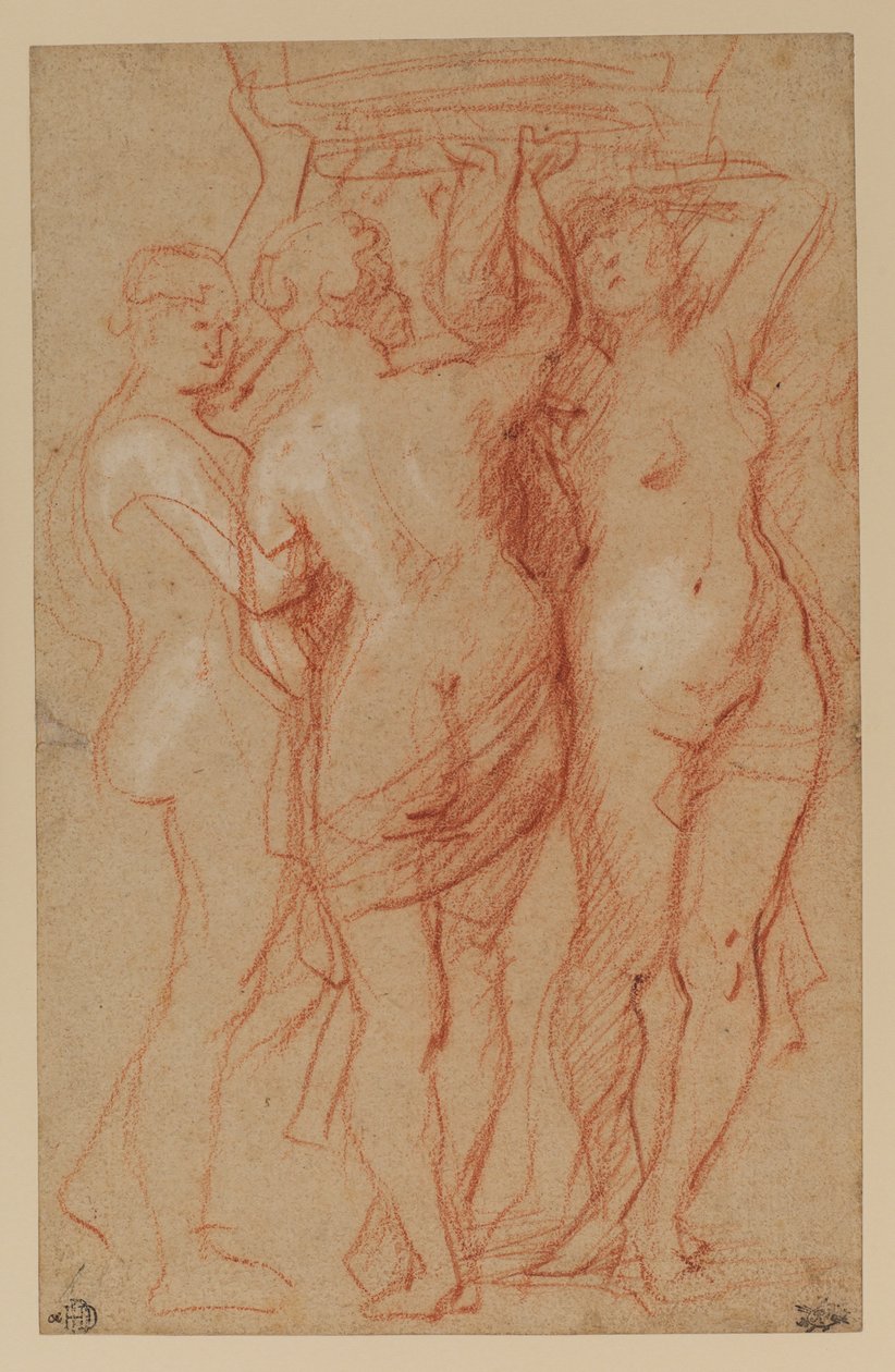 Die drei Grazien, ca. 1635-40 von Peter Paul Rubens