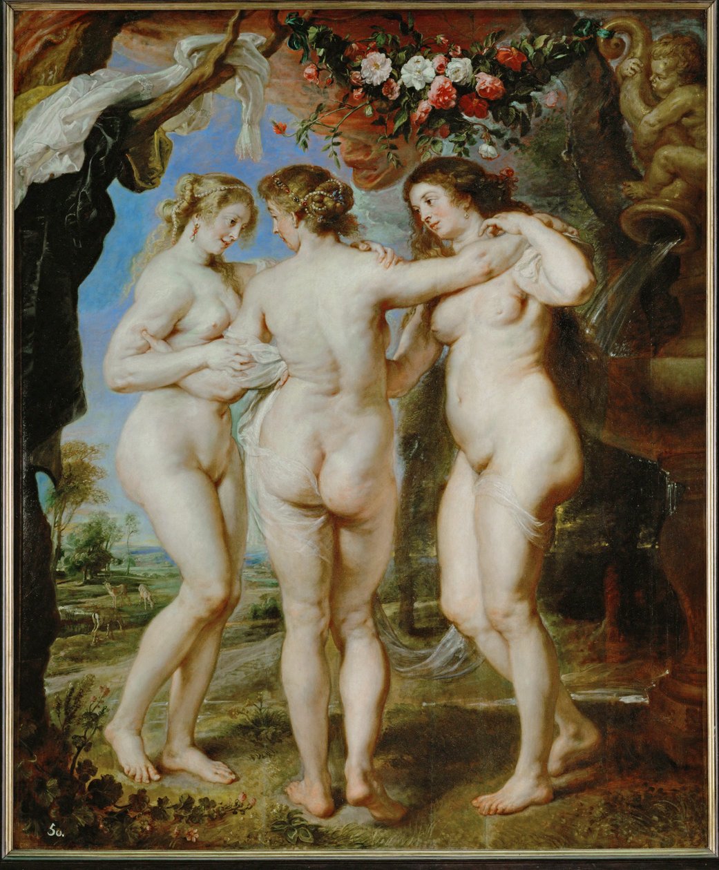 Die drei Grazien, um 1636 von Peter Paul Rubens