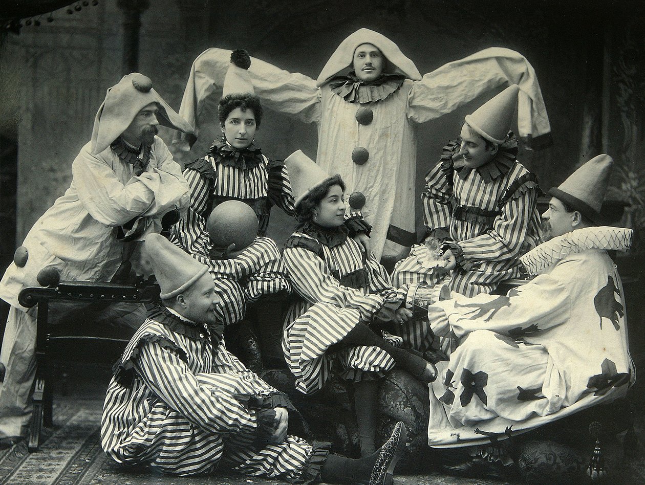 Theaterkomposition. Platinotypie von Pyotr Petrovich Pavlov (1860-1925) von Petr Petrovich Pavlov