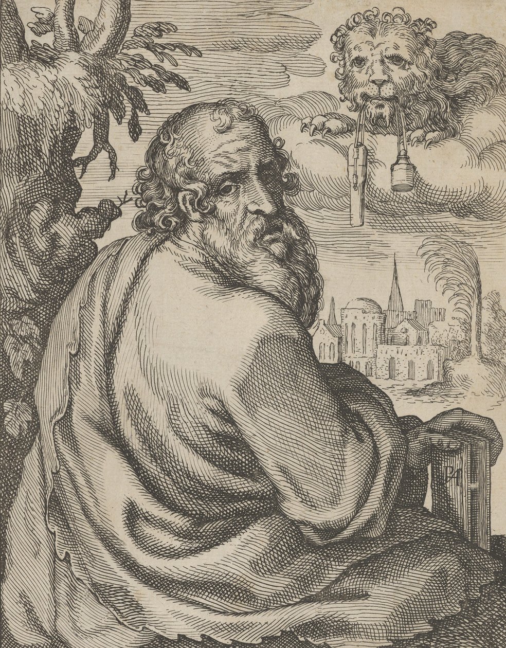 Markus, aus Die vier Evangelisten von Petrus Feddes