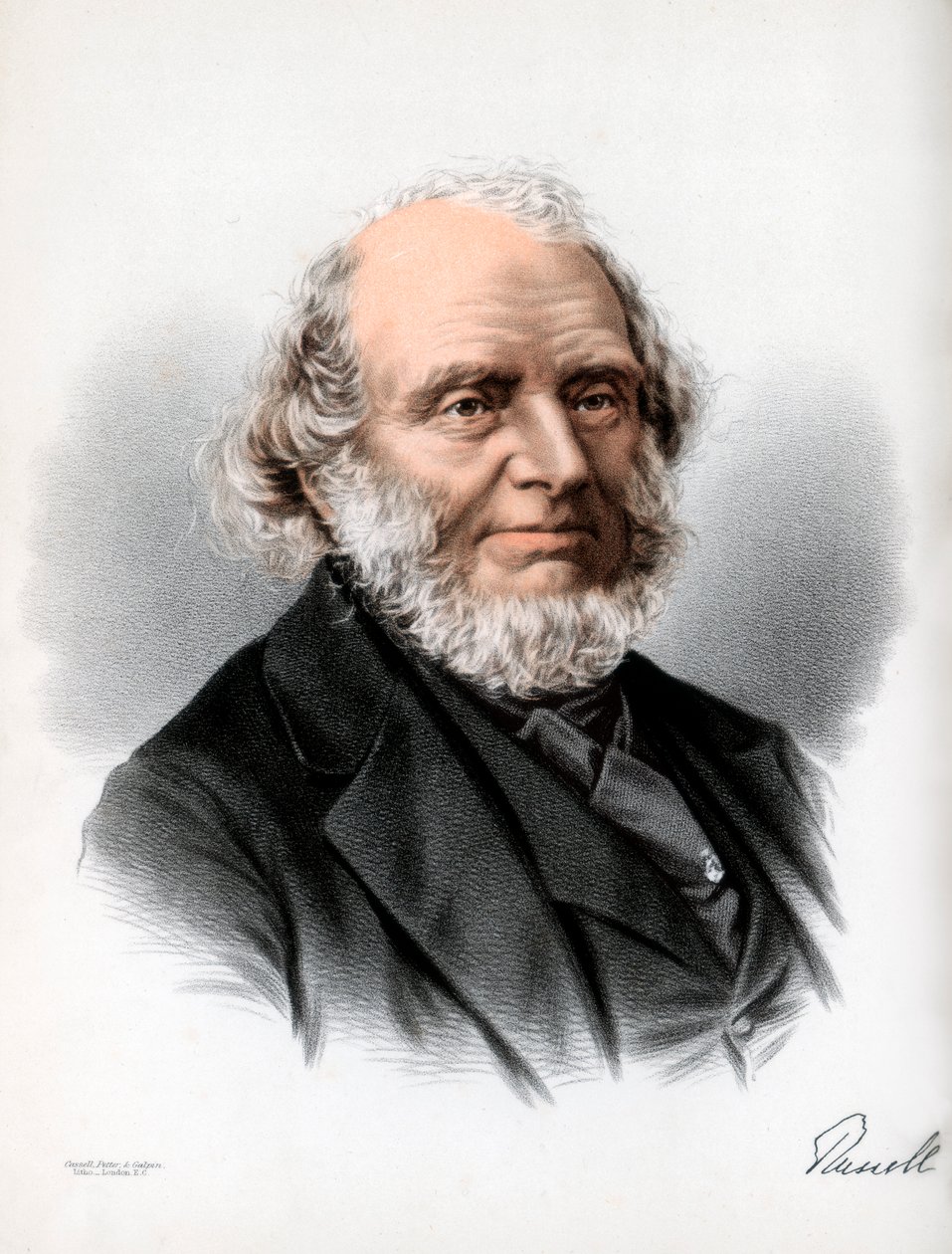 John Russell, 1. Earl Russell, englischer Whig- und Liberaler Politiker von Petter and Galpin Cassell