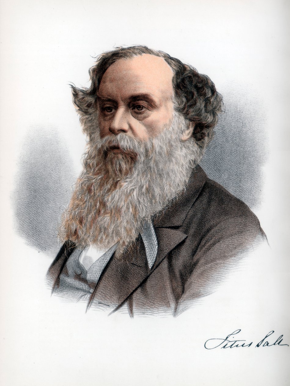 Titus Salt, britischer Wollhändler und Industrieller, um 1890 von Petter and Galpin Cassell
