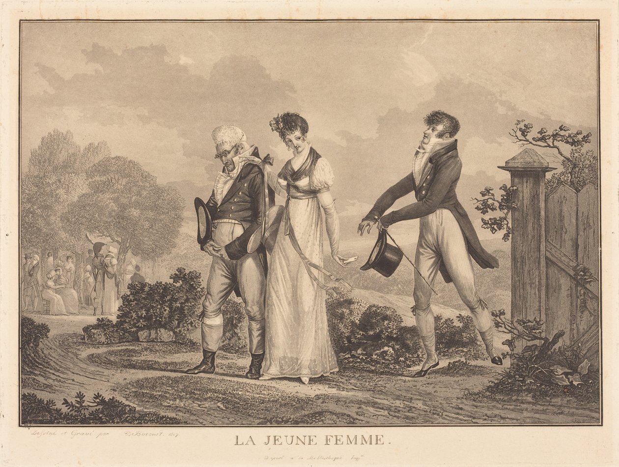 Die junge Frau von Philibert-Louis Debucourt