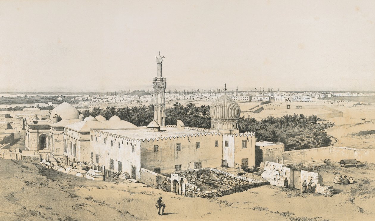 Die Nabedemiane-Moschee in Alexandria von Philibert Joseph Girault de Prangey