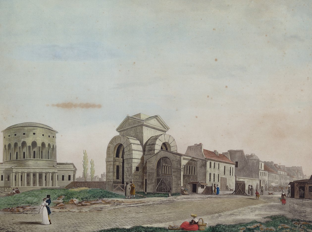 Barriere du Faubourg Saint-Martin, 1809 von Philibert-Louis Debucourt