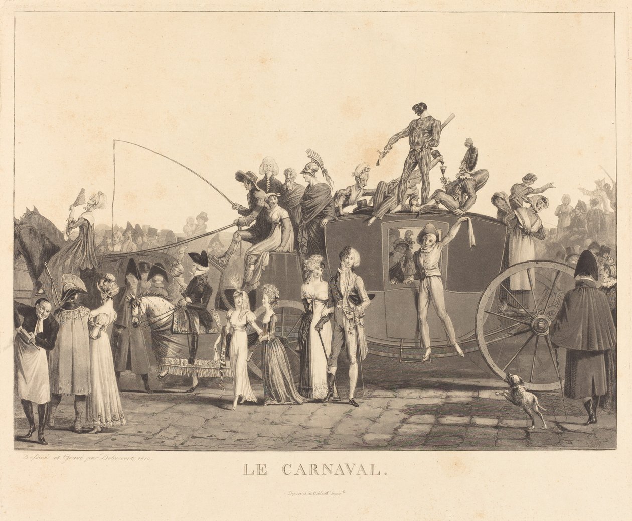 Der Karneval von Philibert Louis Debucourt