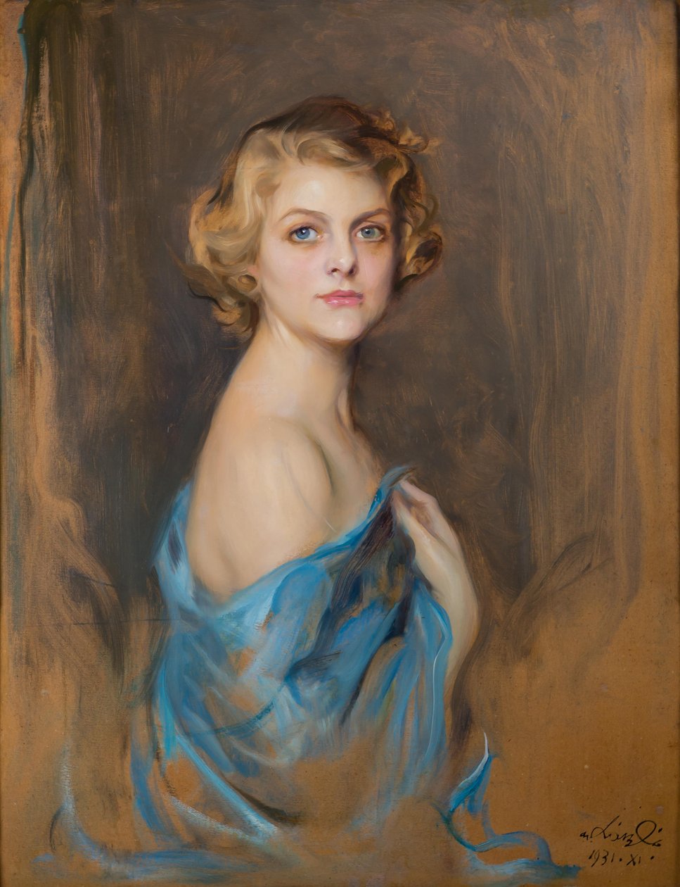 Porträt von Mrs. Theodore P. Grosvenor (geb. Anita Strawbridge, 1901-1987) von Philip de László
