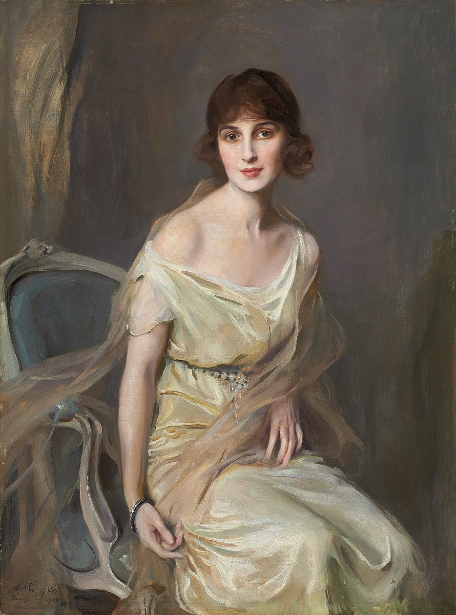 Porträt von Dona Maria Mercedes de Alvear von Philip Alexius de Laszlo