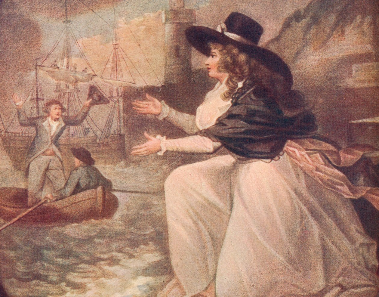 Gegenseitige Freude oder Das Schiff im Hafen, um 1788, 1906 von Philip Dawe
