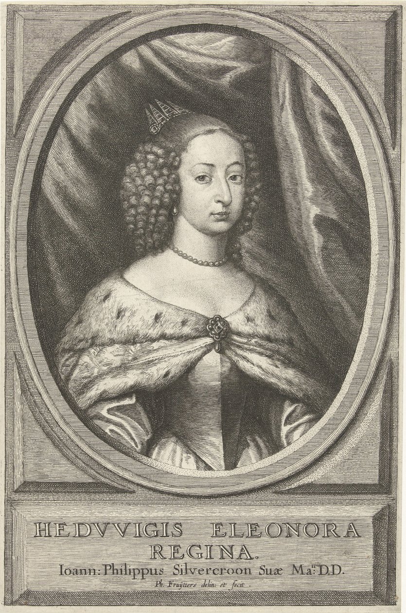 Porträt von Hedwig Eleonora, Königin von Schweden von Philip Fruytiers