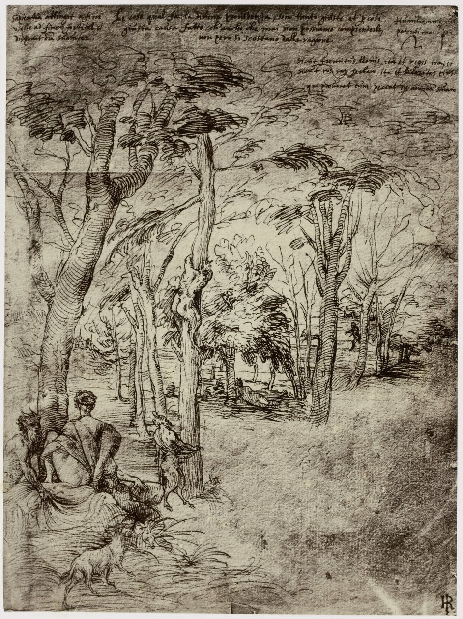 Tizian, Entwurf für ein Bild von Philip Henry Delamotte
