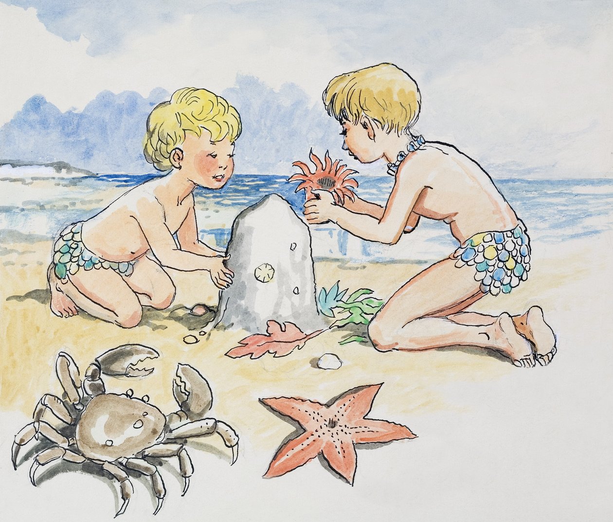Am Meer, Illustration aus 