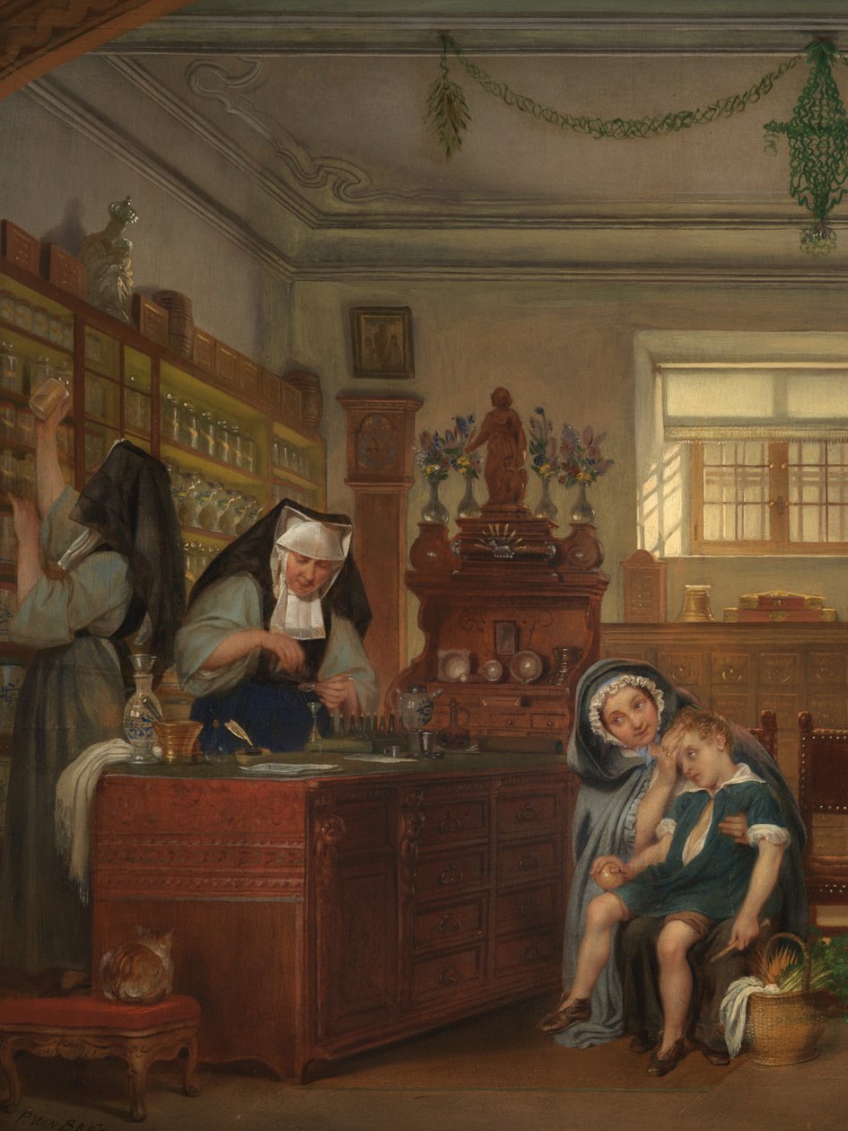 (Detail) Apotheke im St. Johannis-Hospital von Philipe Jacques van Bree