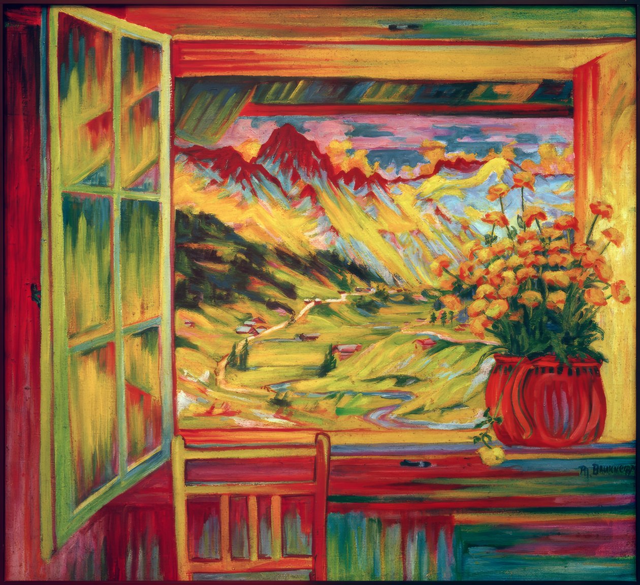 Ausblick aus dem Fenster von Philipp Bauknecht