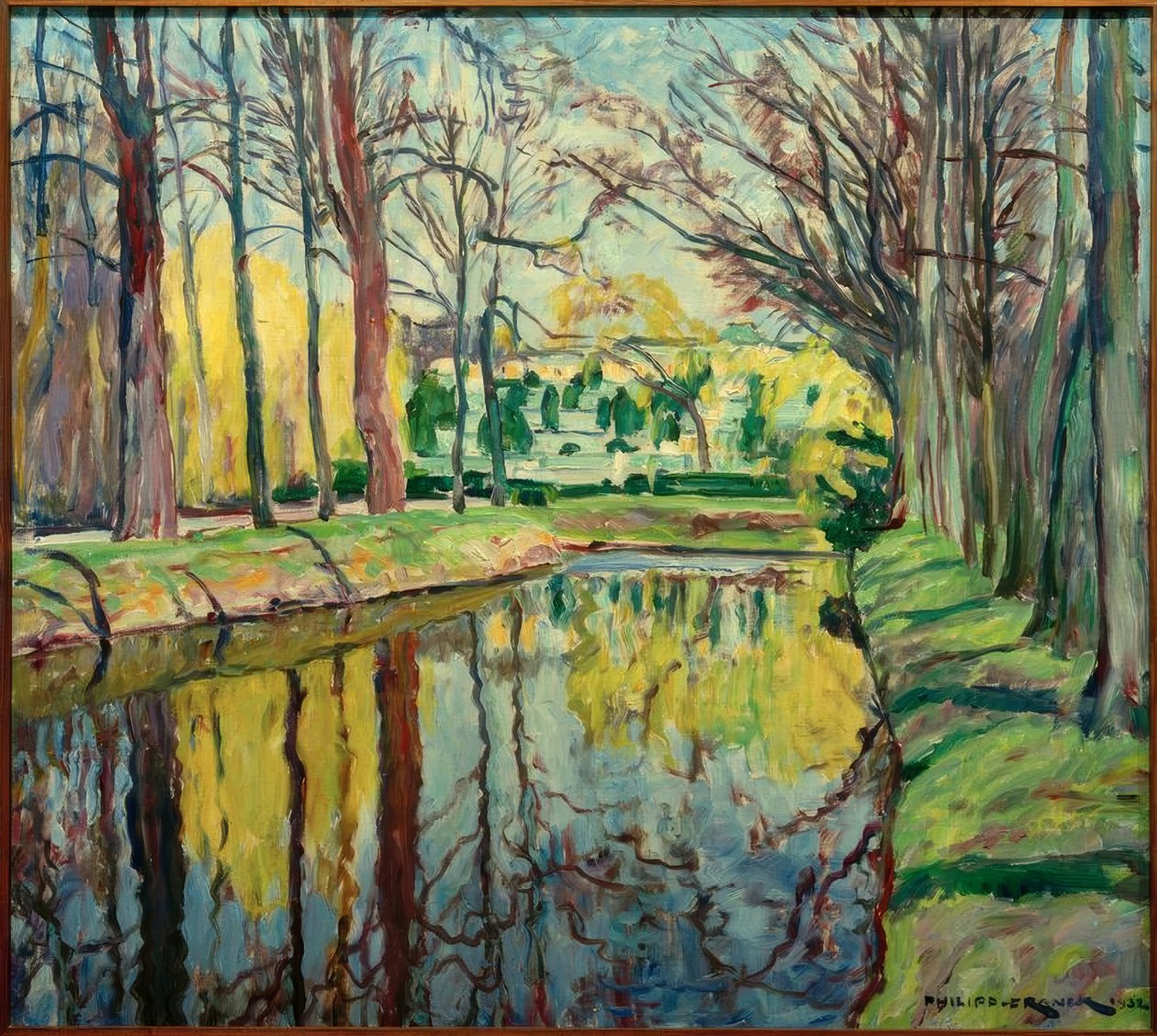 Blick auf Schloss Sanssouci von Philipp Franck